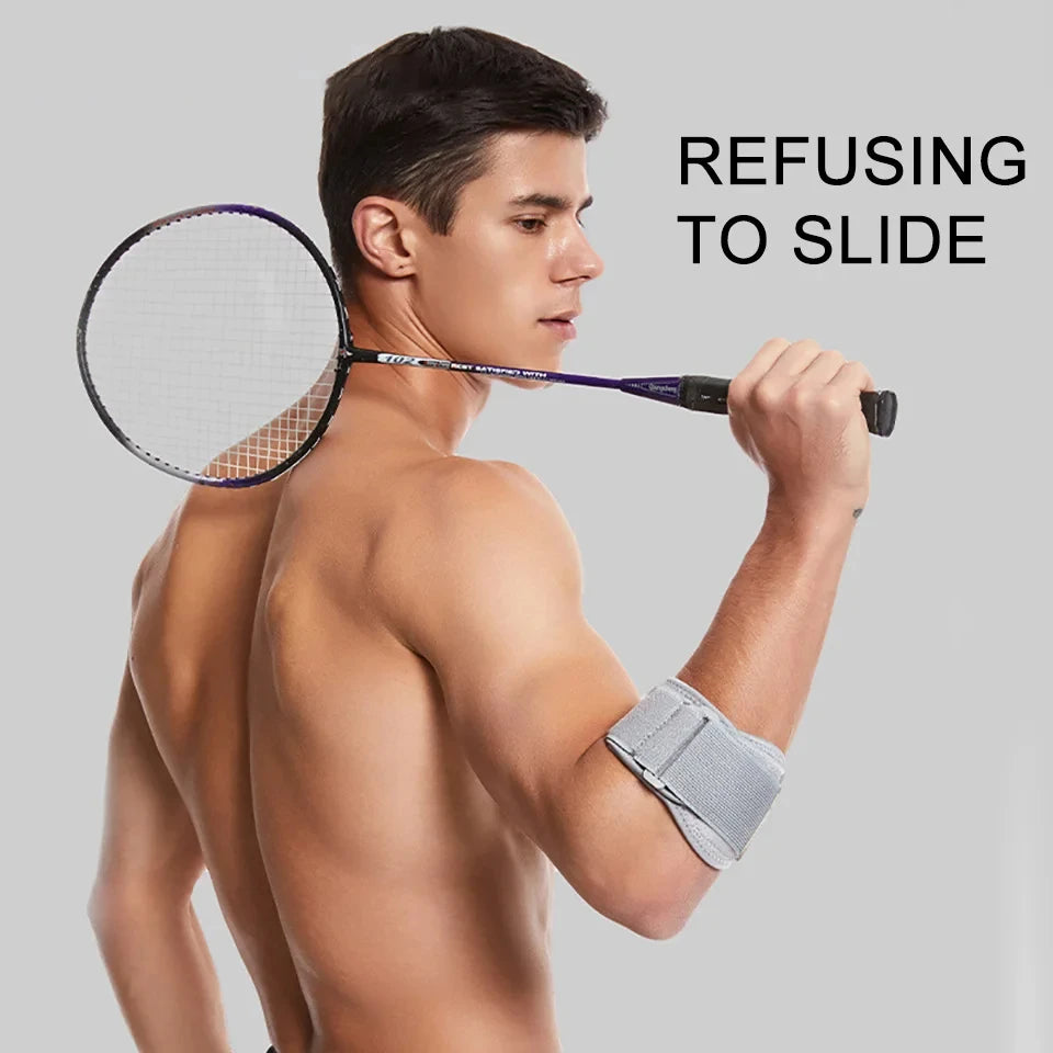 Tennis Elbow Brace - Compression Forearm Support Strap with Pad for Tendonitis and Golf Elbow Pain Relief