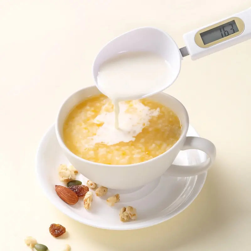 Electronic Measuring Spoon Scale – Digital Kitchen Scale for Cooking, Baking, Coffee, and Powder – Precise LCD Display Measuring Tool
