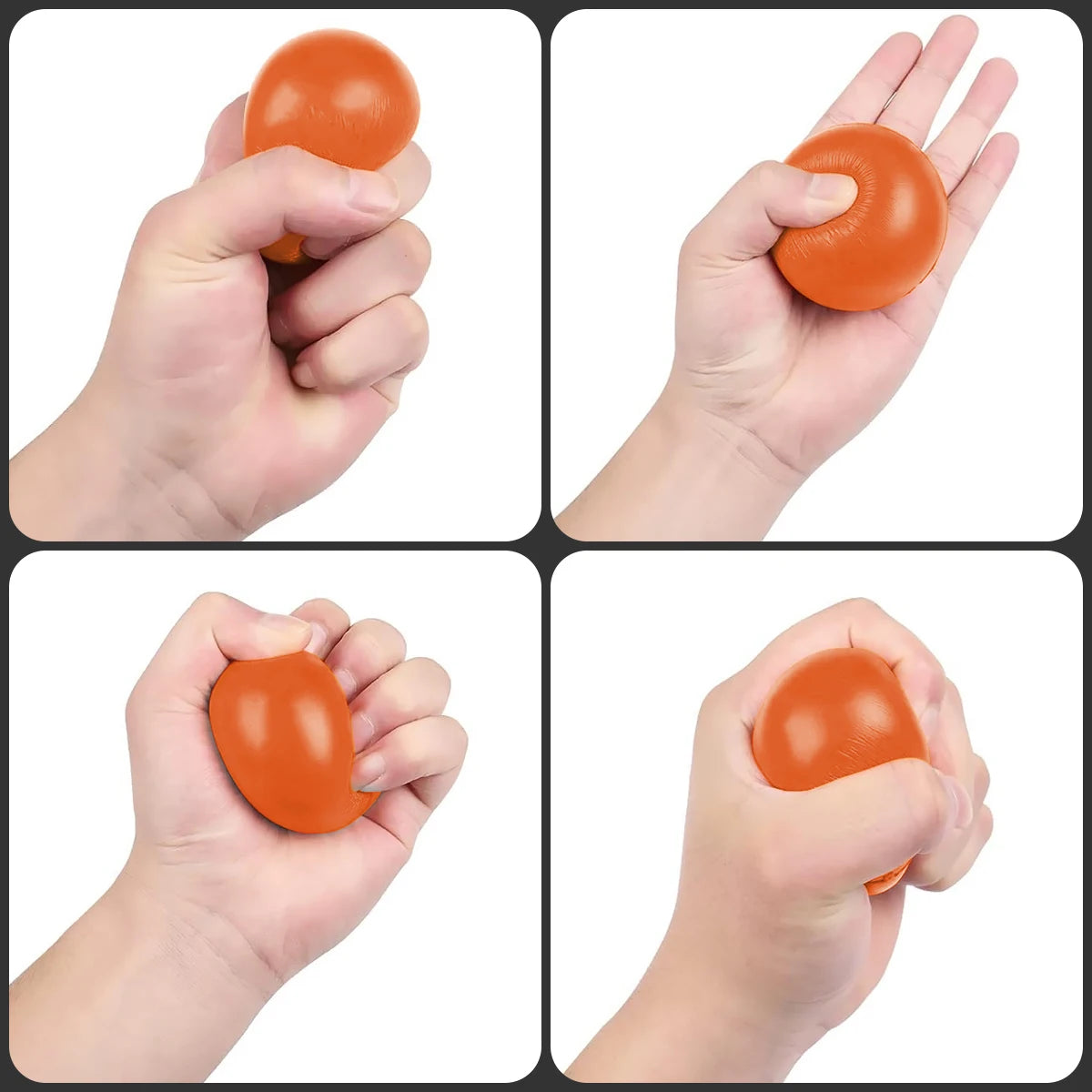 7cm High Elasticity Finger Strengthening Grasping Massager Exerciser Ball
