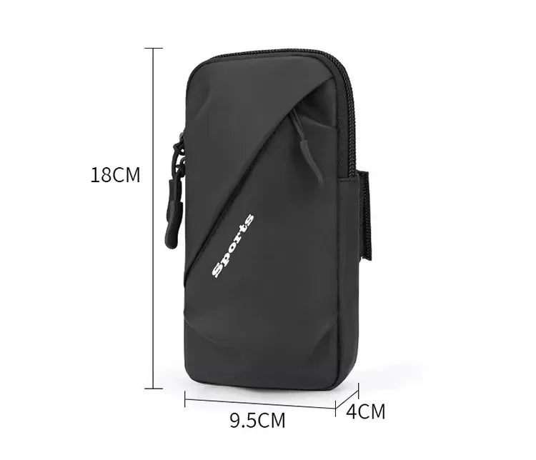 Universal Waterproof Sports Armband - PU Running Phone Holder for iPhone & Samsung - Jogging Arm Bag Accessory