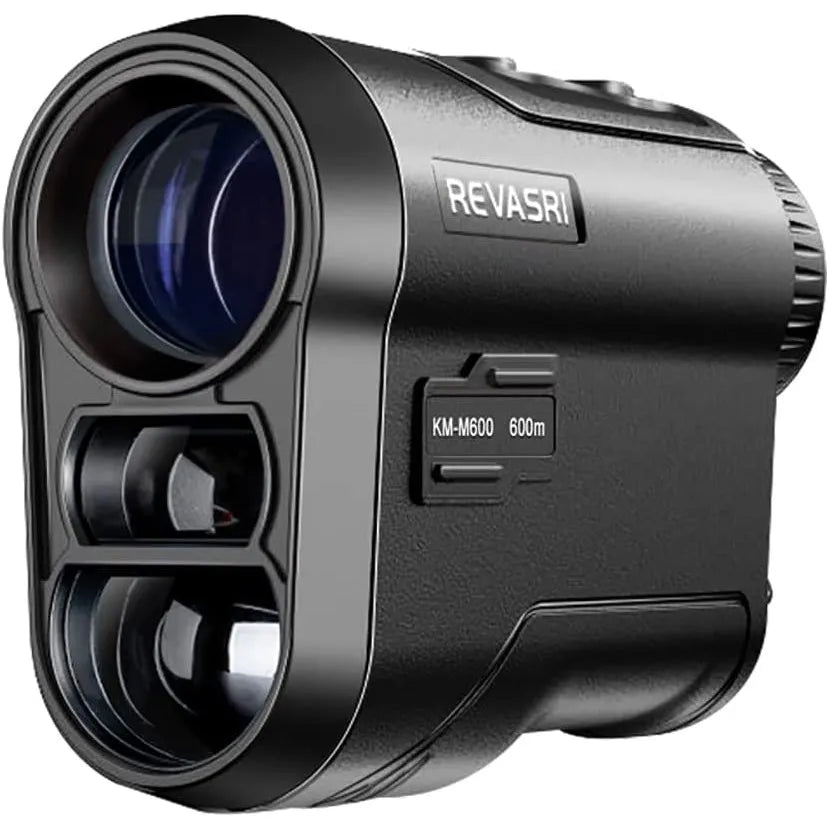 Golf Laser Rangefinder 600M/Yard - REVASRI with Slope Compensation, Flagpole Lock, Vibration Alert & USB-C Rechargeable Battery