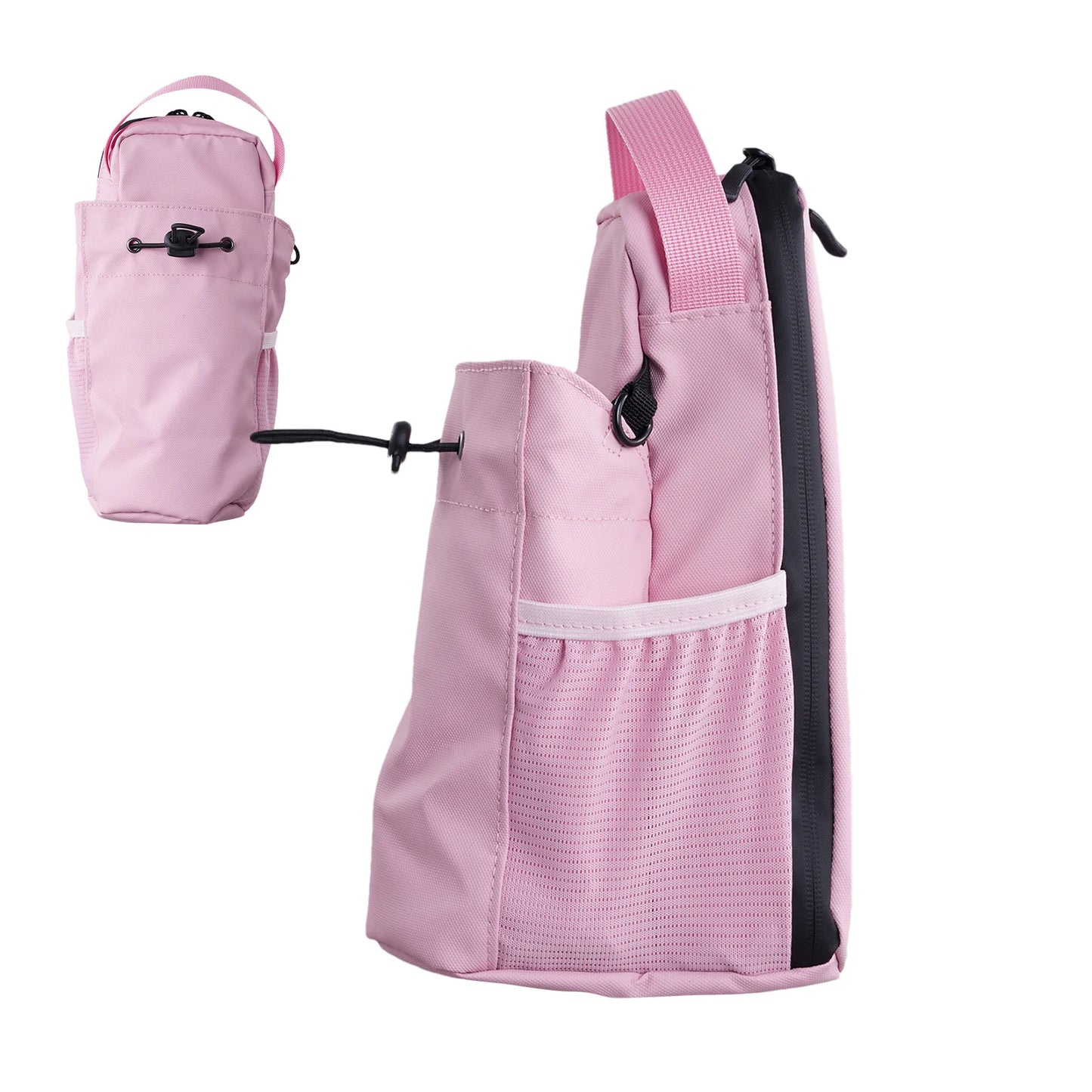 Magnetic Gym Sling Bag Water Bottle & Phone Holder Waterproof Crossbody Bag for Outdoor Sports Travel Fitness Accessories