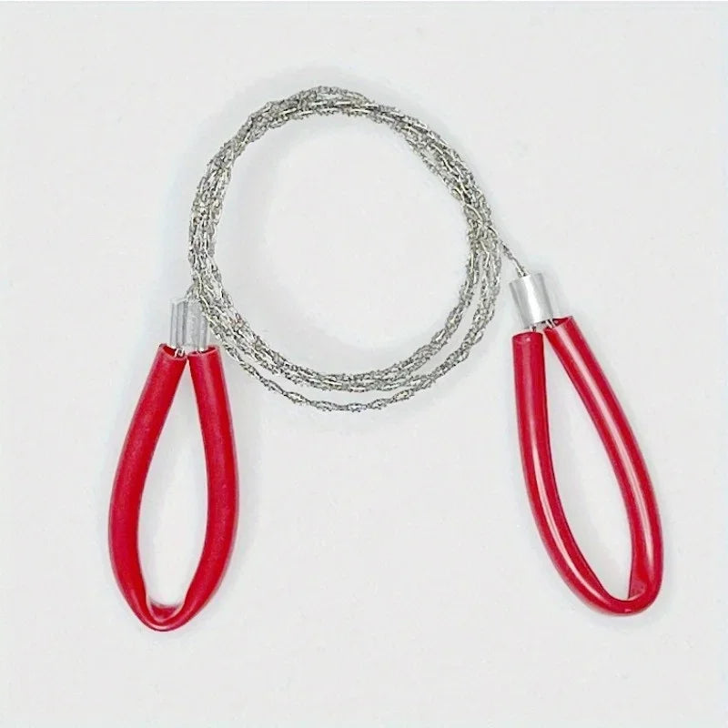 Portable Stainless Steel Wire Saw for Outdoor Camping & Hiking