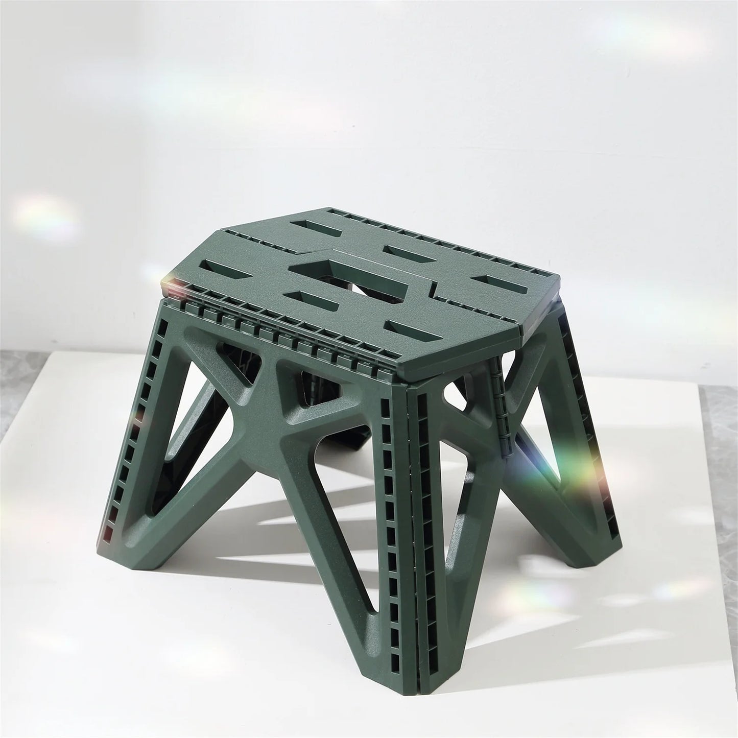 Portable Folding Camping Stool - High Load Bearing Outdoor Chair for Fishing, Beach & Camping