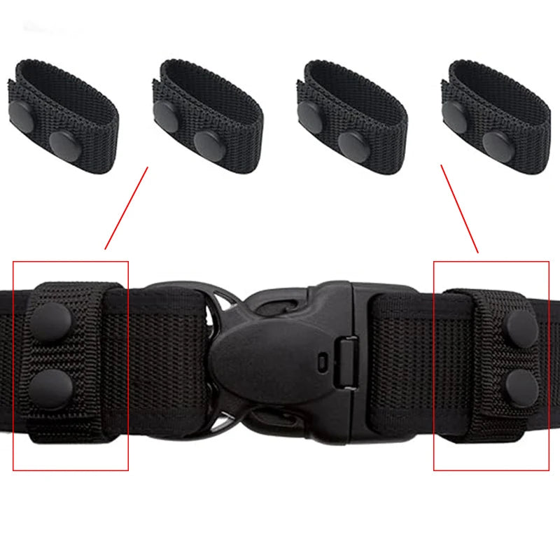 Tactical Belt Set - 4-Piece Multi-Functional Double Nylon Buckle System for Outdoor Sports & Equipment