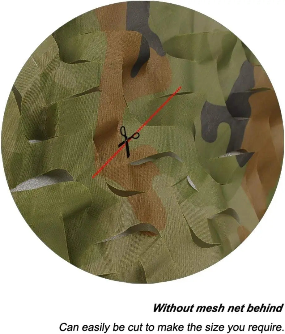Multi-Purpose Camouflage Netting Roll - Premium Shade Cover for Outdoor Activities, Home Decoration, Tactical Sports, Wildlife Observation, Camping Adventures, Vehicle Protection & Event