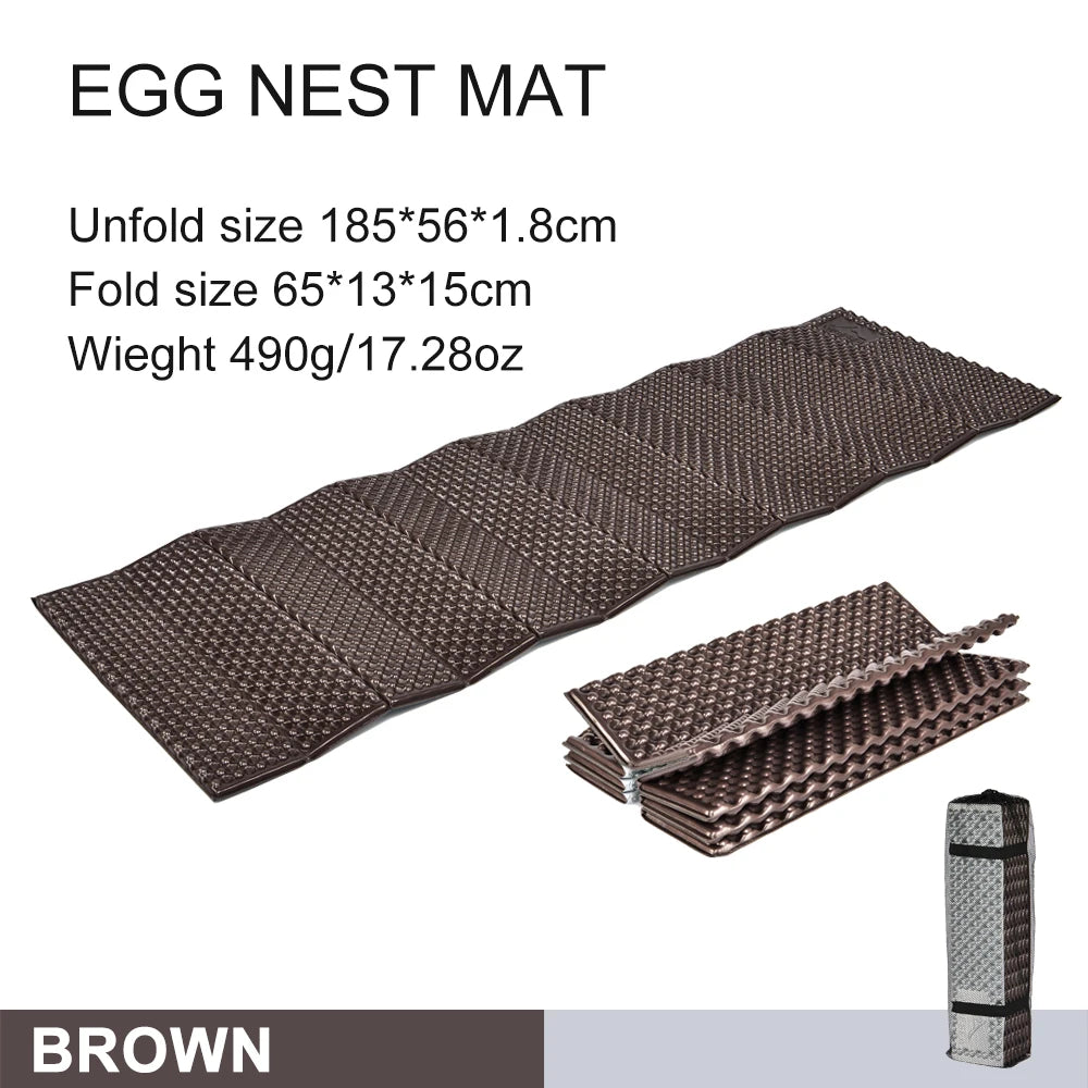 Waterproof Camping Sleeping Pad - Portable Foam Mattress for Travel, Trekking & Picnic - Moistureproof Outdoor Blanket