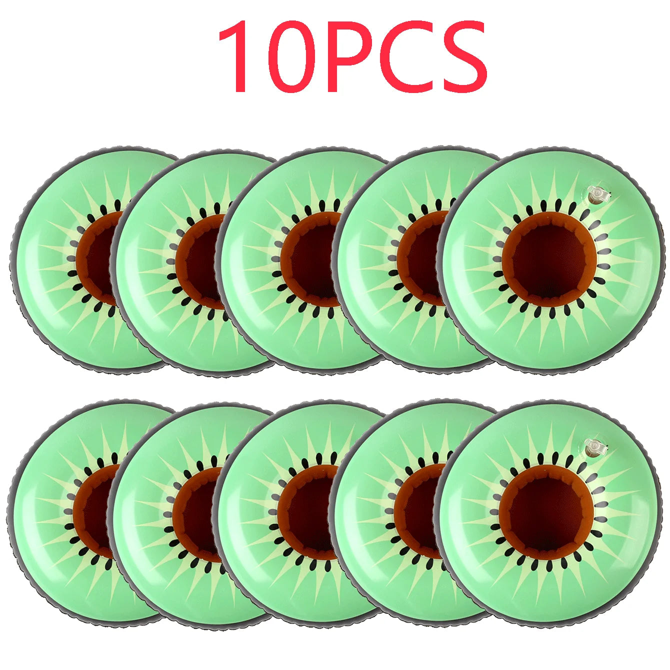 Inflatable Cup Holder Set - 5/10PCS Swimming Pool Drink Holders, Floating Beverage Coasters for Summer Pool Parties