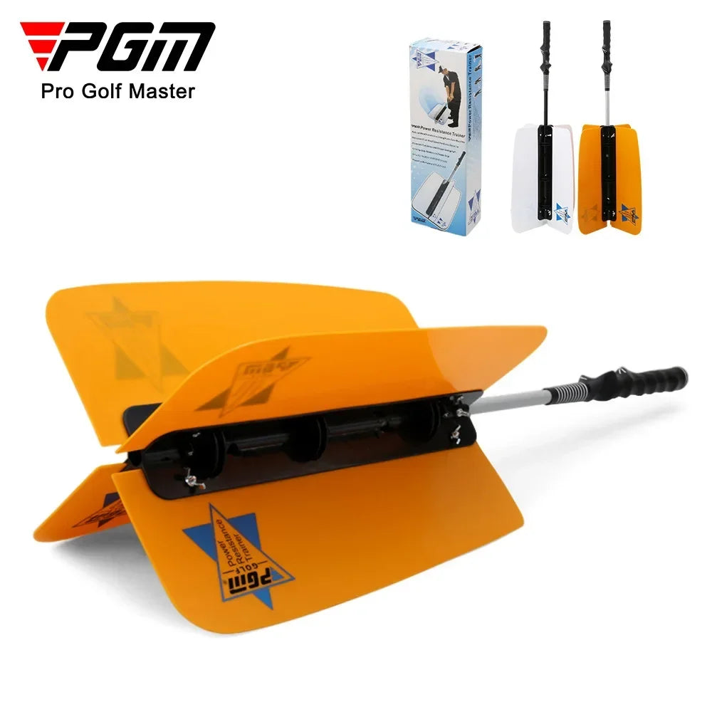 Golf Swing Trainer Fan - Power Speed Practice Aid with Wind Resistance Technology