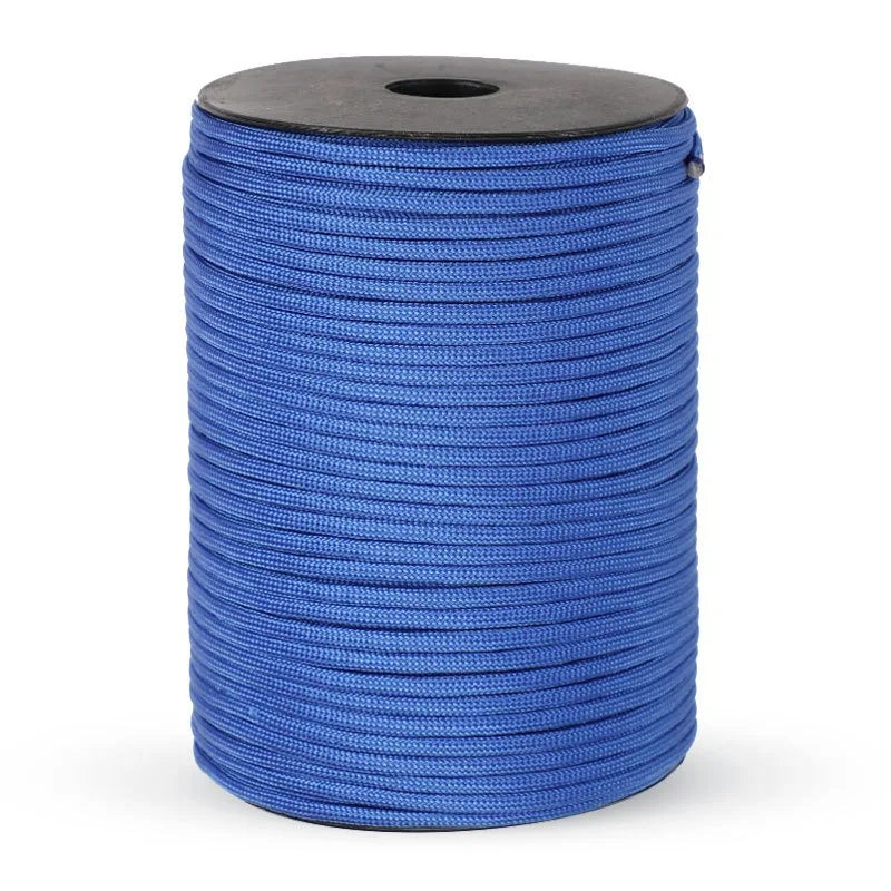 Military Grade 550 Paracord - 100M 9-Core 4mm Survival Rope for Outdoor, Camping, Umbrella & Tent Applications