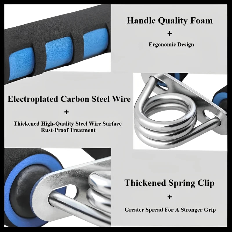 Type A Sponge Grip Spring Hand Finger Strength Trainer Power Exerciser Forearm Strengthener Carpal Expander Sport Muscle Wrist