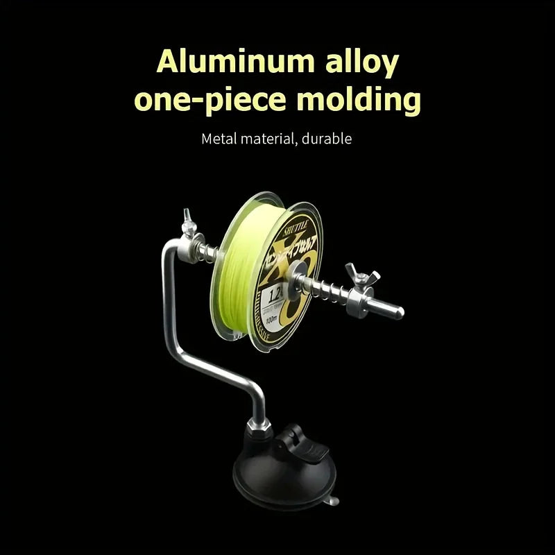 Aluminum Alloy Fishing Line Spooler - Single Piece Outdoor Reel Winding Tool