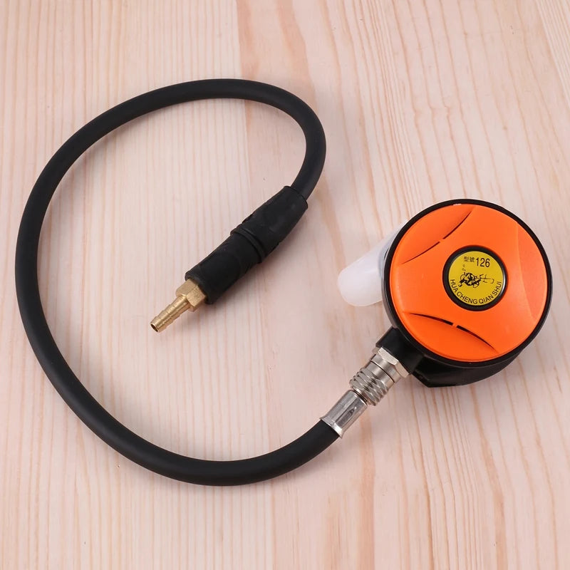 Professional Scuba Diving Regulator with Pressure Reducer - 2nd Stage Dive Equipment for Snorkeling