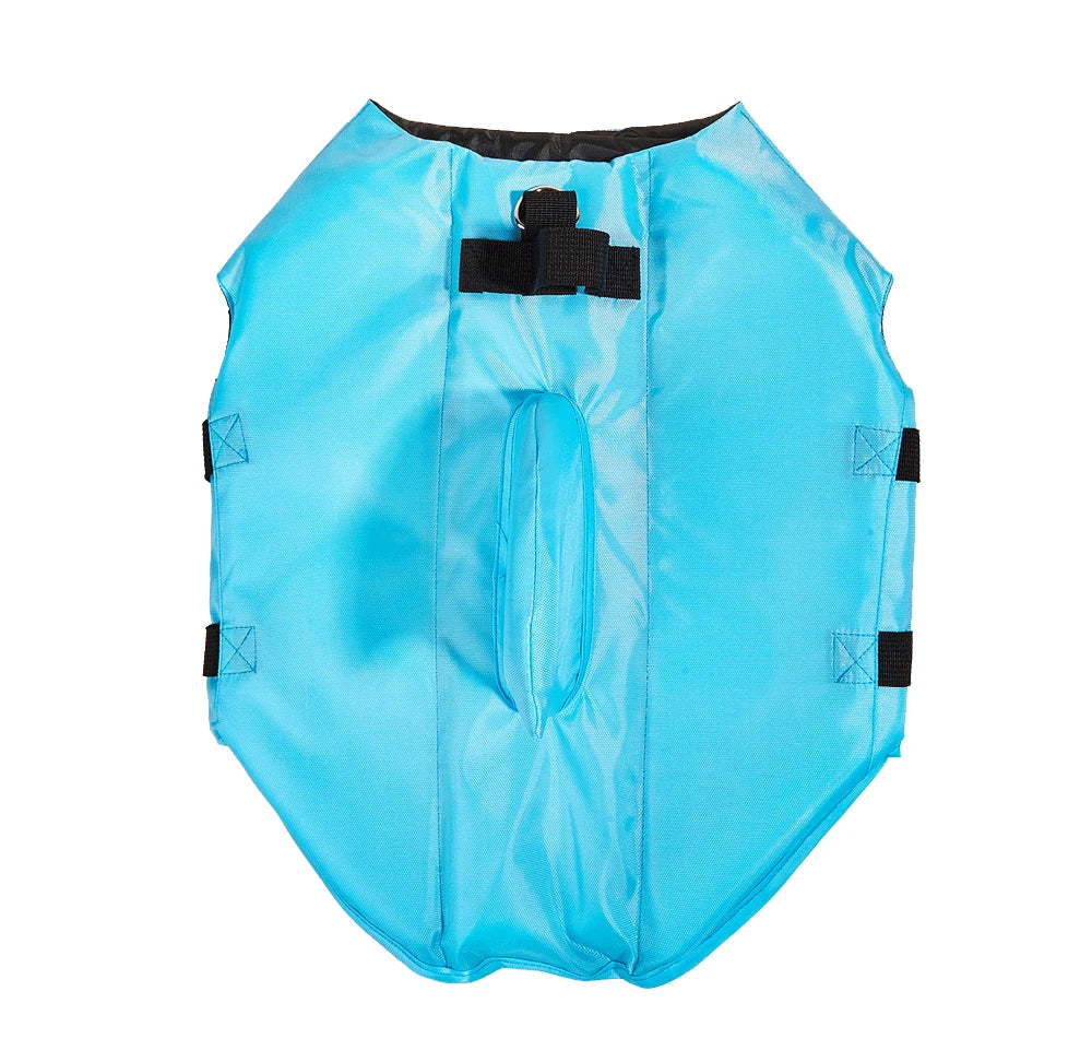 Enhanced Buoyancy Dog Life Jacket - Safety Swimming Vest with Handle for Small Medium Large Dogs - Shark Design Surfing Gear