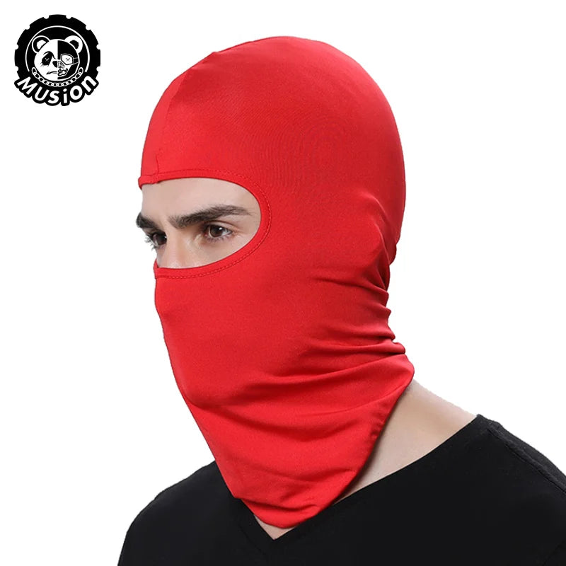 Breathable Mesh Motorcycle Balaclava - Full Face Sun Protection Mask for Cycling, Airsoft & Bicycle