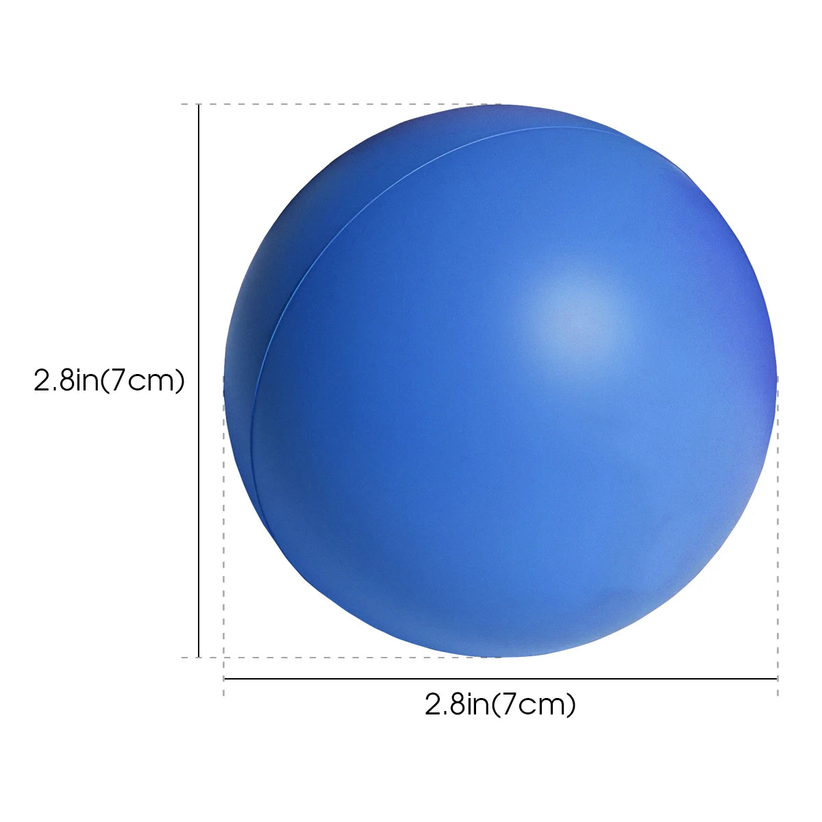 7cm High Elasticity Finger Strengthening Grasping Massager Exerciser Ball