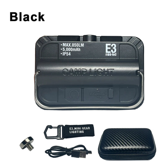 Rechargeable 5000mAh LED Camping Light - Waterproof Portable Hanging Tent Lamp for Outdoor Emergency Lighting