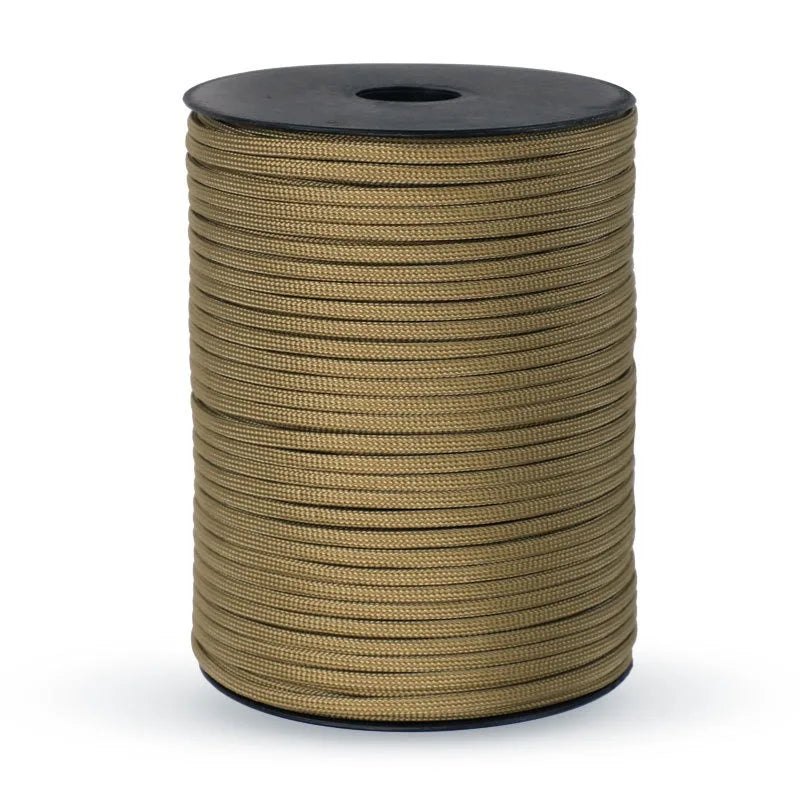 Military Grade 550 Paracord - 100M 9-Core 4mm Survival Rope for Outdoor, Camping, Umbrella & Tent Applications
