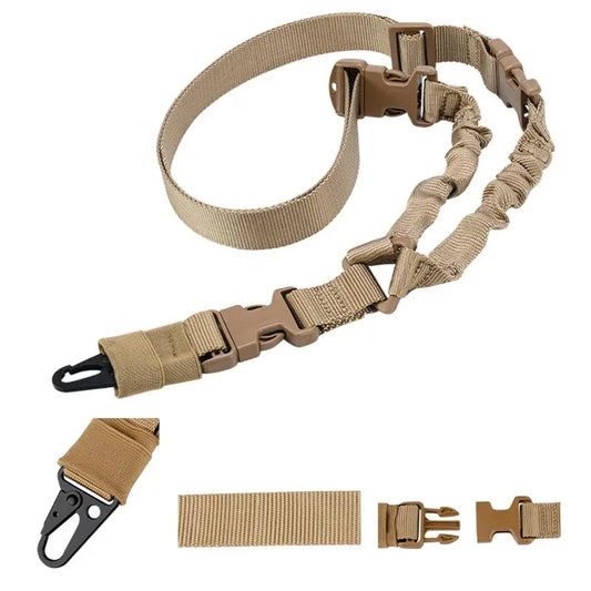 Unisex Camouflage Tactical Single-Point Harness - 2025 Outdoor CS Gun Safety Rope with Diagonal Belt for Hunting Sports