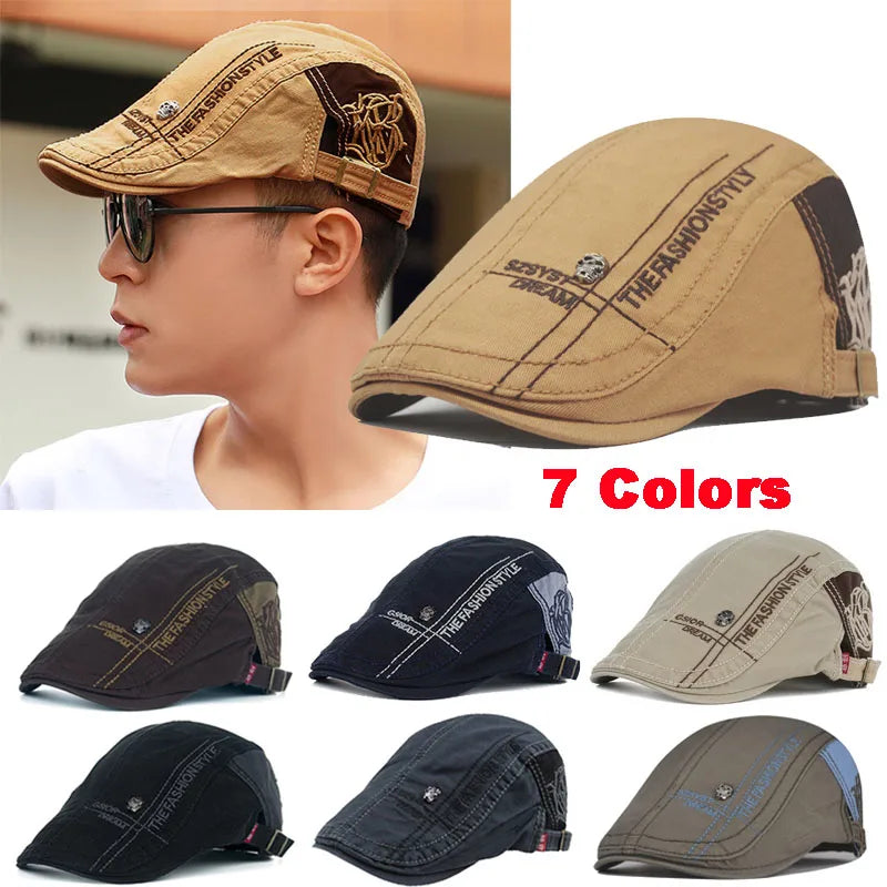 Sun Shade Newsboy Beret Cap - Leisure Style