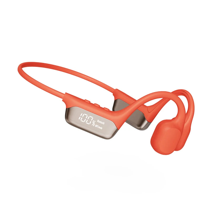 Waterproof Bone Conduction Headphones - Bluetooth 5.4 Wireless Earphones with 32GB MP3 Player for Swimming & Sports (IPX8 Rated)