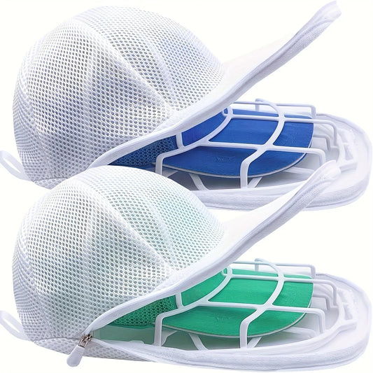 Baseball Cap Washing Machine Cleaner Cage with Mesh Bag