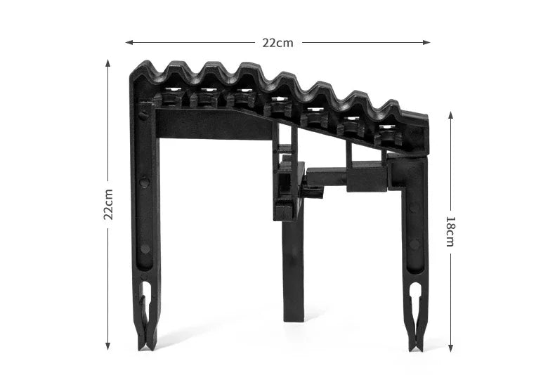 Adjustable Golf Club Organizer - 9 Iron Holder Training Aid with Anti-Collision Design (Model ZJ018)
