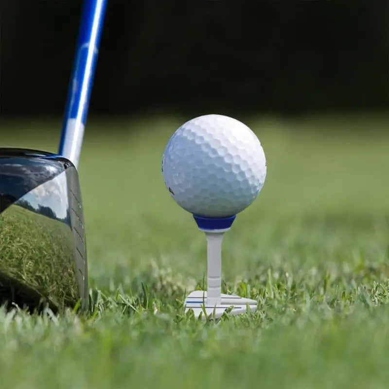 F92E Adjustable Golf Tees - 4-Piece Set of Plastic Training Tees for Enhanced Distance and Consistent Height