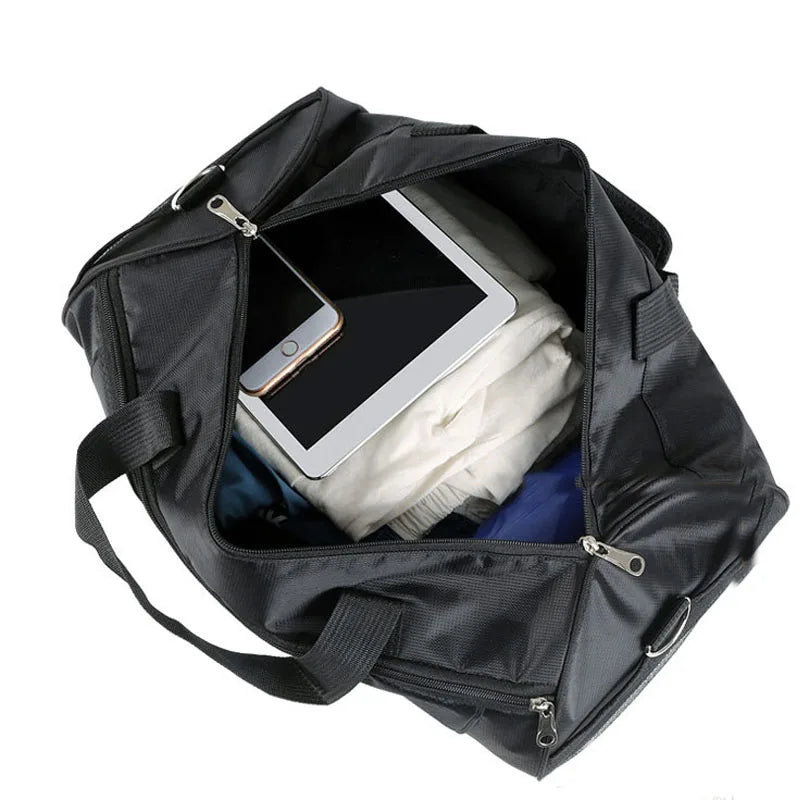 Large Capacity Waterproof Fitness Bag - Portable Travel Gym Bag for Taekwondo and Swimming