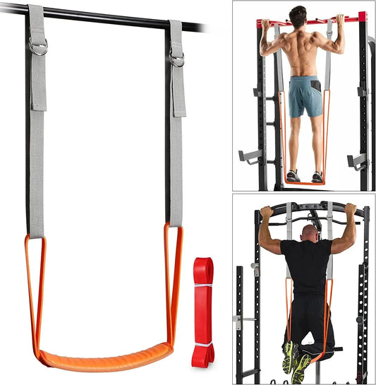 Pull-up Assistance Bands Set - Resistance Strap for Pull-ups Assist for Men & Women - Hanging Training Chin-up Workout Body Stretching