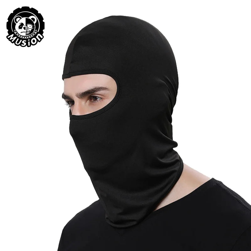 Breathable Mesh Motorcycle Balaclava - Full Face Sun Protection Mask for Cycling, Airsoft & Bicycle