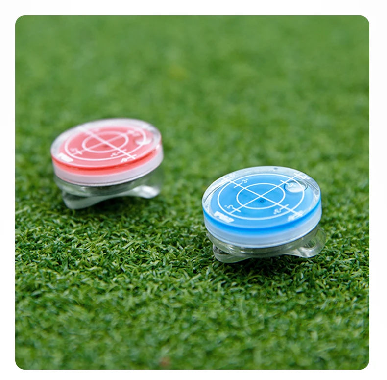 PGM Golf Magnetic Cap Clip Ball Marker - Level Function Marks - Red & Blue - Model MK011