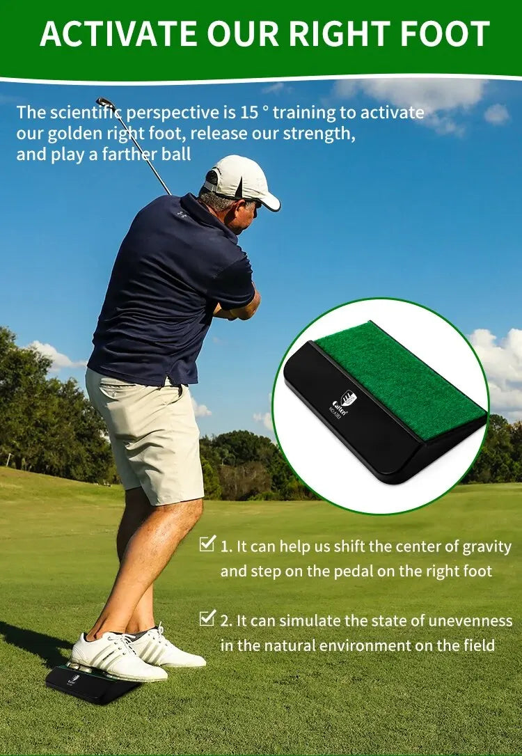Golf Swing Stability Trainer - Natural Environment Practice Tool for Enhanced Balance and Strength Development