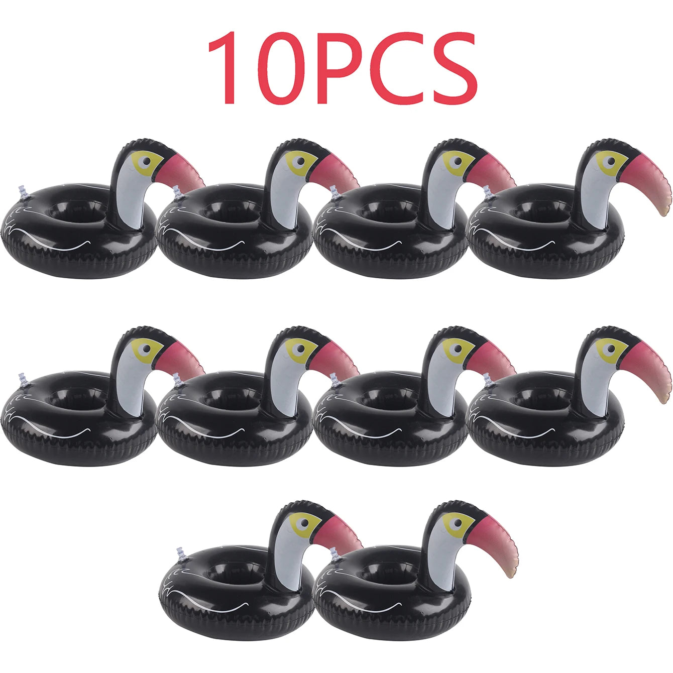 Inflatable Cup Holder Set - 5/10PCS Swimming Pool Drink Holders, Floating Beverage Coasters for Summer Pool Parties