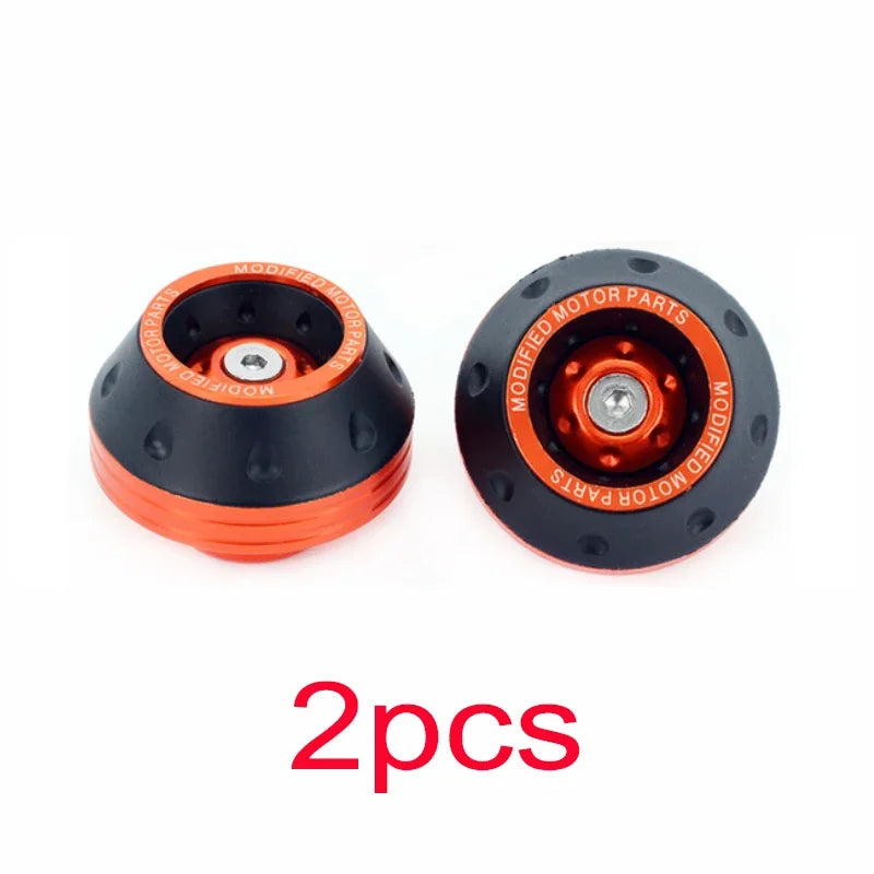 Motorcycle Front Fork Crash Protectors - 2/4Pcs Universal Alloy Wheel Protection Slider Cups for Motocross
