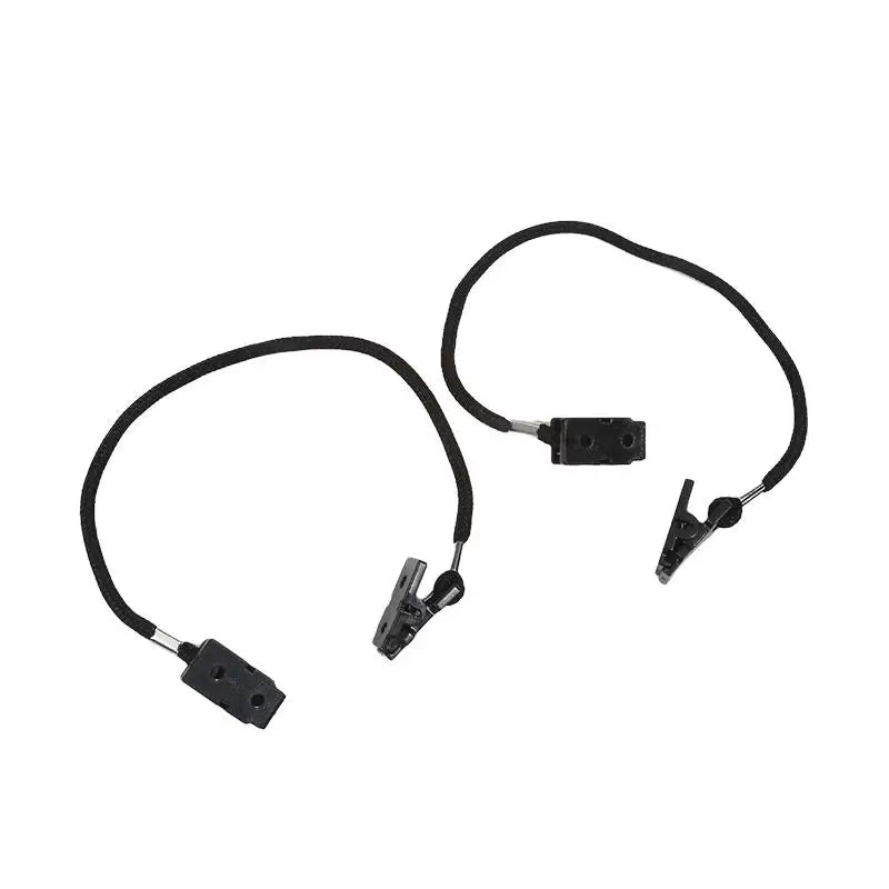 Wind-Proof Hat Clips - 2-Pack Outdoor Cap Retainer Lanyard Rope for Camping, Hiking & Travel Equipment