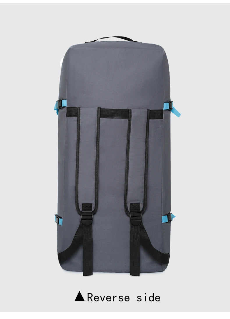 Multi-Purpose Outdoor Adventure Kit - Large Capacity Mountaineering Backpack with Shoulder Strap, Tent Accessories, Cosmetics Organizer, Inflatable Surfboard, SUP Paddle Board Bag