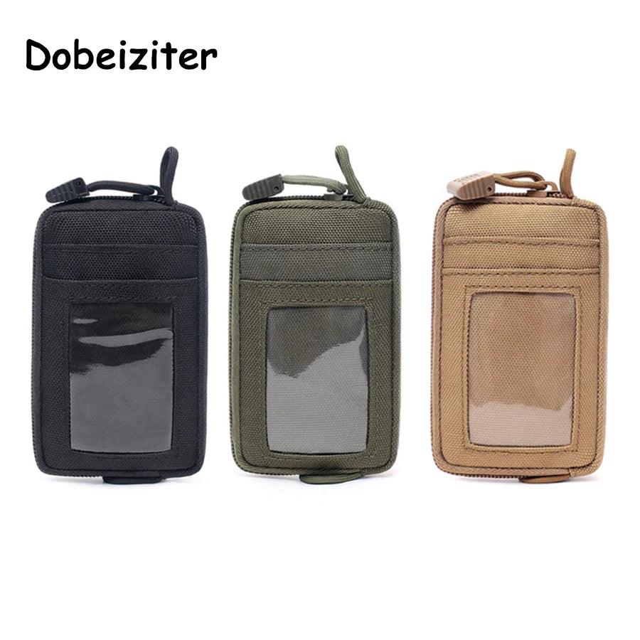 Tactical Waterproof EDC Pouch - Multi-Purpose Waist Bag with Card Slots, Zippers & Travel Kit Features