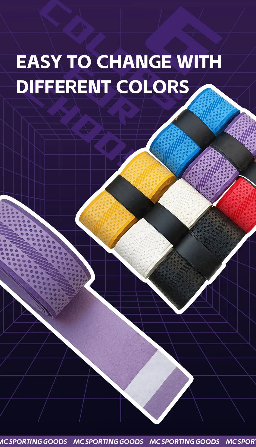 Anti-Slip Golf Club Grip Wrapping Tape - Self Control Overgrip Solution for Decorative Handle Enhancement