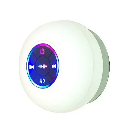 Waterproof Mini Bluetooth Speaker 2025 - Wireless LED Suction Cup Stereo for Bathroom & Outdoor Sports