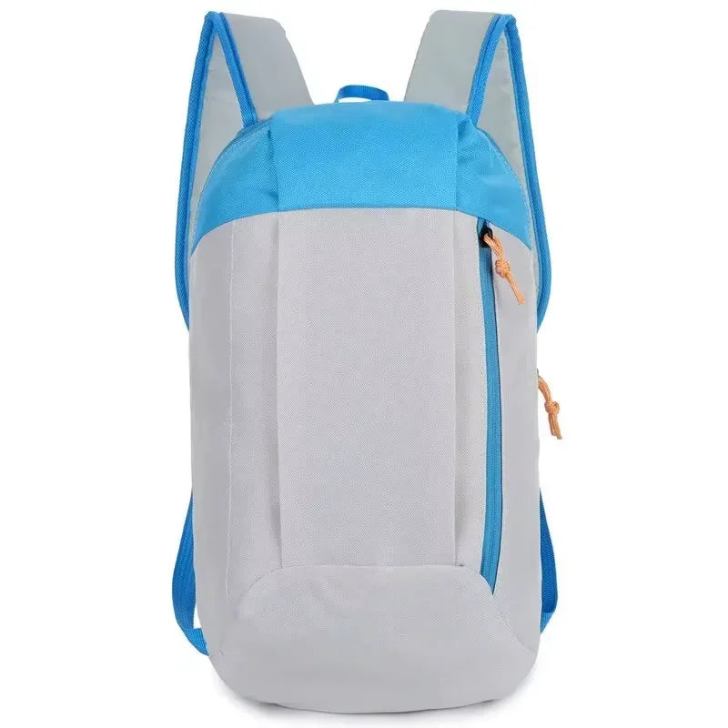 Pink Waterproof Nylon Sport Backpack - Small Gym Duffel Bag for Women Men Kids - Outdoor Fitness Travel Luggage