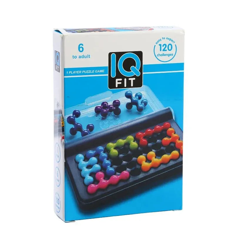 120 Challenges IQ 3D Puzzle Board Game - Classic Pyramid Plate Pearl Logical Mind for Children - Montessori Toys Gifts