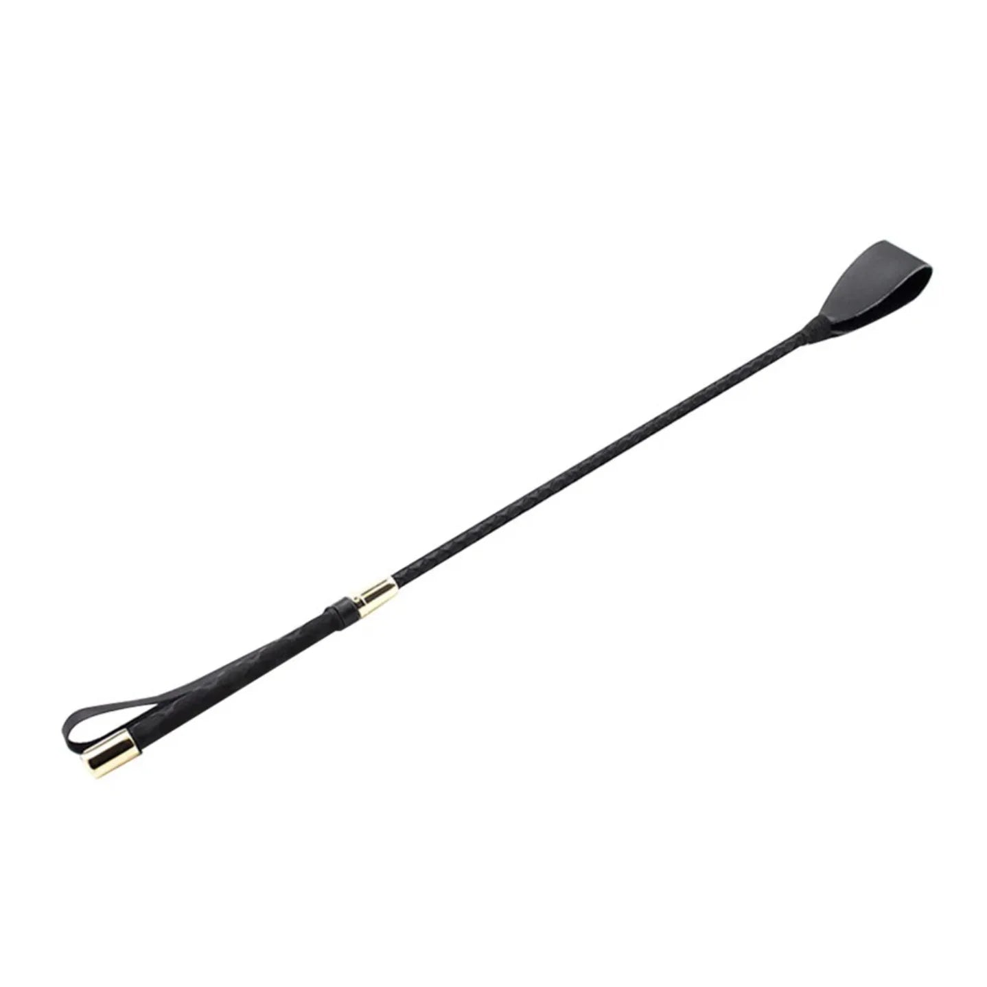 Equestrian Training Whip - 45/54cm PU Leather Riding Crop with Anti-Slip Grip for Beginners, Outdoor Racing & Performance