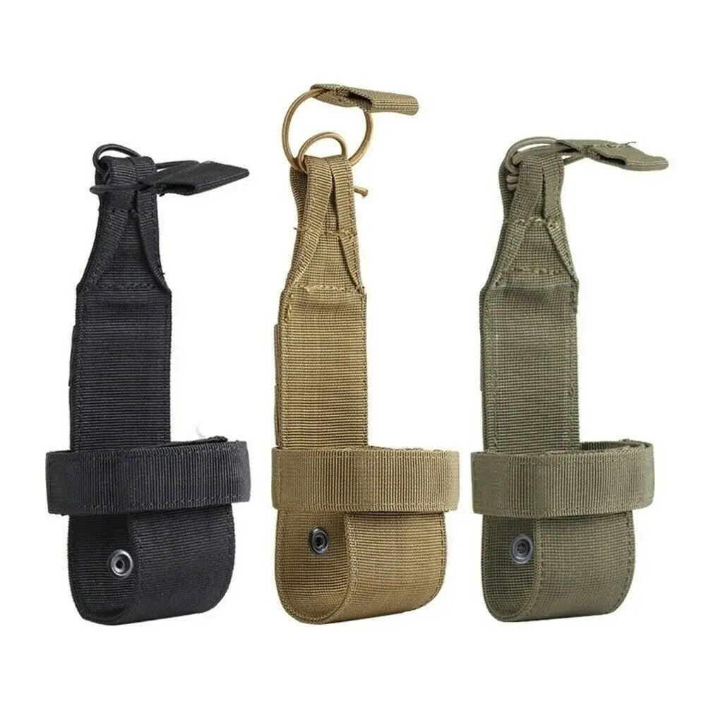 Tactical Water Bottle Holder - MOLLE Compatible Nylon Pouch for Outdoor Activities, Camping, Hiking, Hunting & Travel