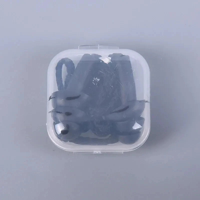 Silicone Swimming Earplugs with Rope - Noise Reduction Sleep Ear Plugs for Diving & Underwater Activities (1 Piece)