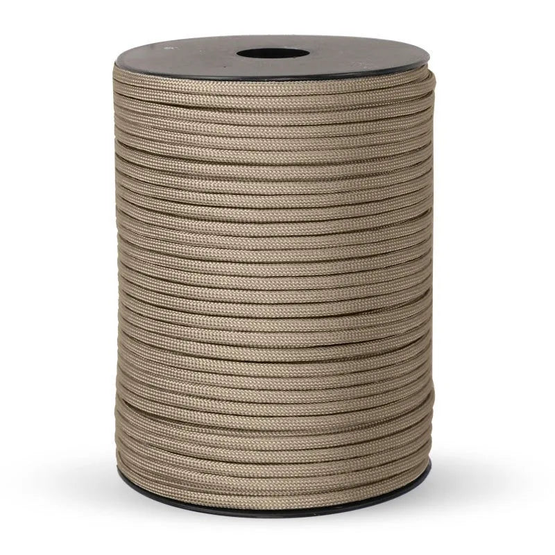 Military Grade 550 Paracord - 100M 9-Core 4mm Survival Rope for Outdoor, Camping, Umbrella & Tent Applications