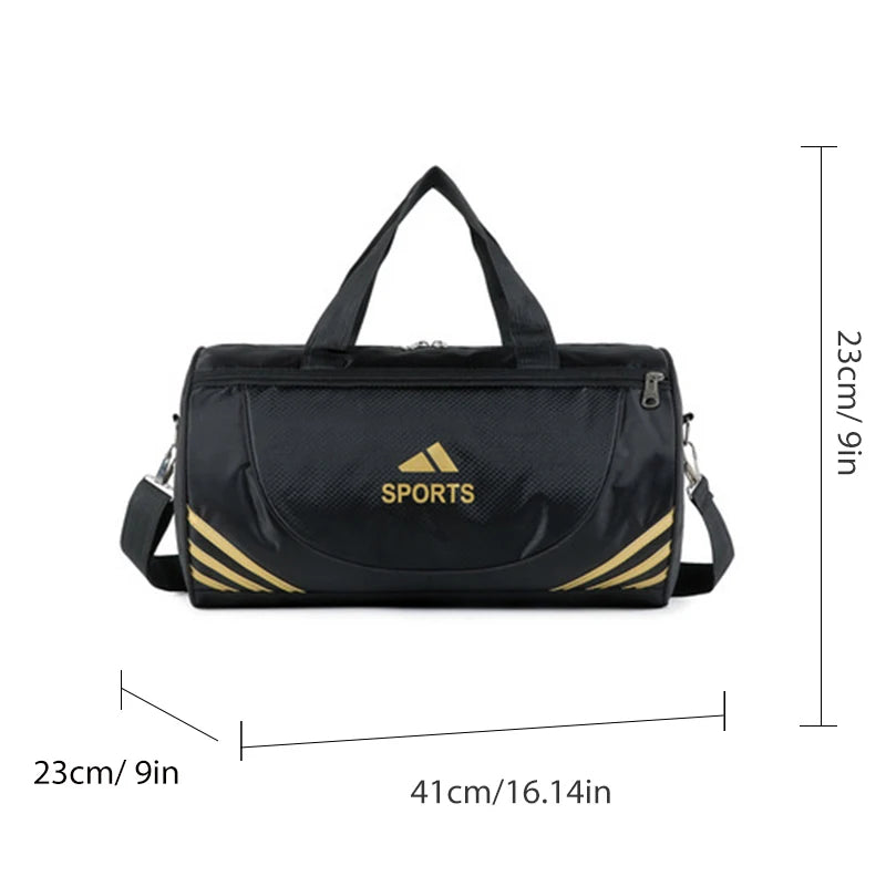 Large Capacity Waterproof Fitness Bag - Portable Travel Gym Bag for Taekwondo and Swimming