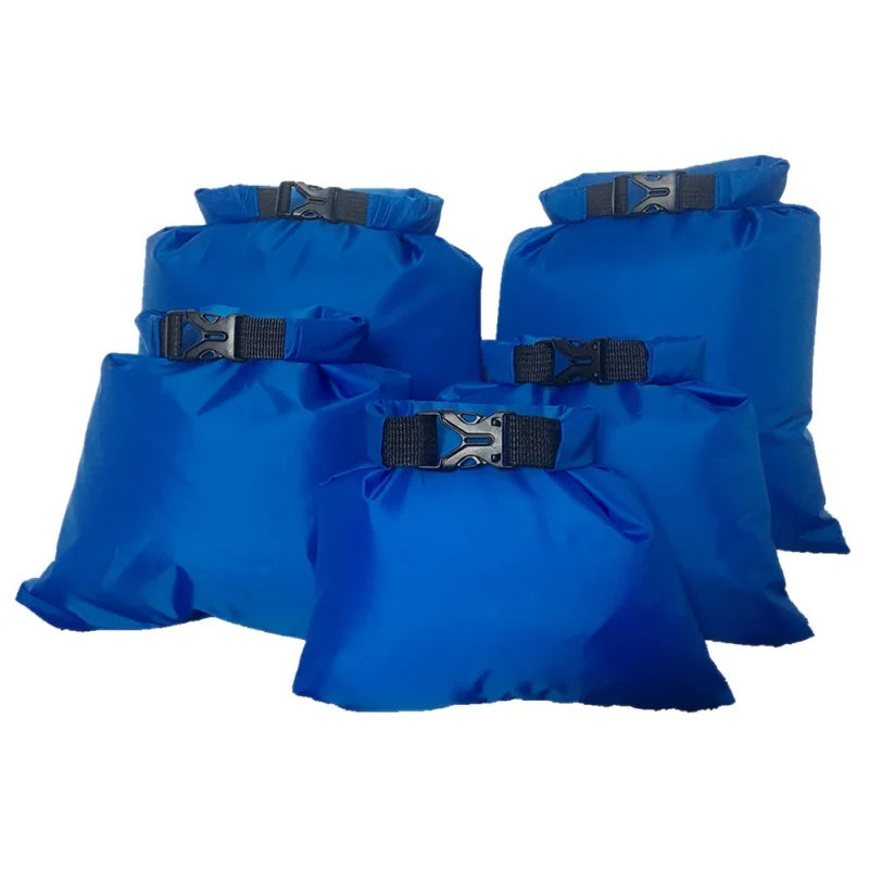 Waterproof Dry Bags Set of 5 - Multi-Purpose Storage Sacks for Camping, Hiking, Swimming, Kayaking, Rafting & Outdoor Adventures