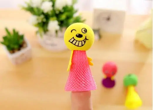 10-Piece Multicolor Jumping Elf Dolls Set - Creative Plastic Toys for Kids Birthday Party Gift
