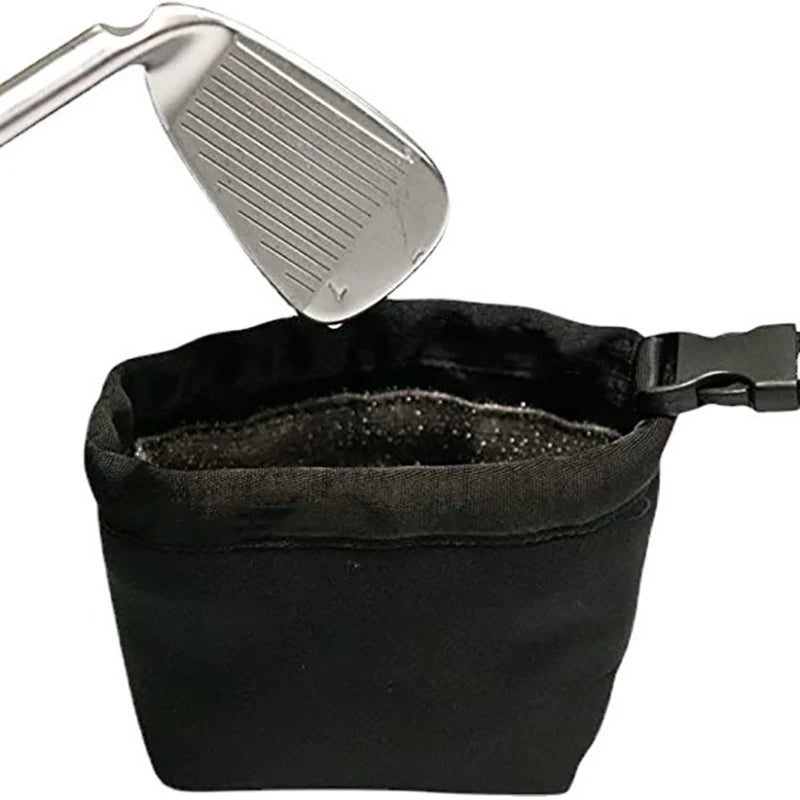 Waterproof Easy-Clean Portable Detachable Golf Scrub Bag - Enhance Club Performance On-The-Go - Essential Accessory for Golfers